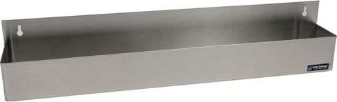 سان جامار B5542 حامل زجاجات للسرعة بقاعدة واحدة من الفولاذ المقاوم للصدأ، 41-1/4" عرض × 15.24 سم ارتفاع × 11.43 سم عمق in Kuwait