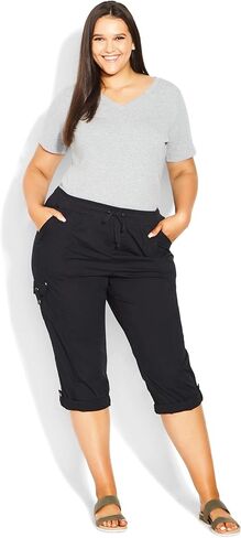 EVANS Women's Plus Size Capri Ctn Roll Up in Saudi Arabia