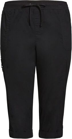 EVANS Women's Plus Size Capri Ctn Roll Up in Saudi Arabia