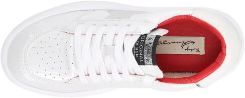 VINTAGE HAVANA Womens Ream 3 Glitter Platform Sneakers Shoes Casual - Off White in Saudi Arabia