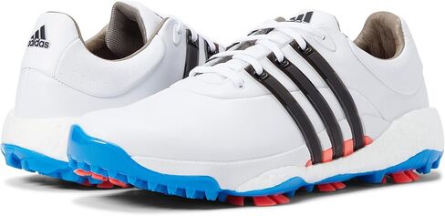 adidas Golf Men's Tour360 22 Golf Shoes Sneaker, FTWR White/Lucid Blue/Silver met, 8 in Saudi Arabia