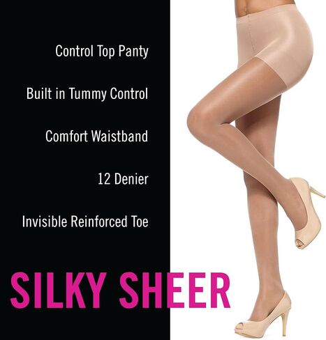 HUE Women's Fishnet Tights with Control Top, Black - 2 Pair Pack, 2 in Saudi Arabia