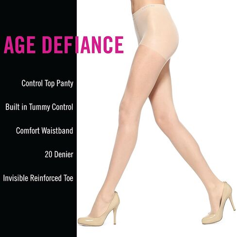 HUE Women's Fishnet Tights with Control Top, Black - 2 Pair Pack, 2 in Saudi Arabia
