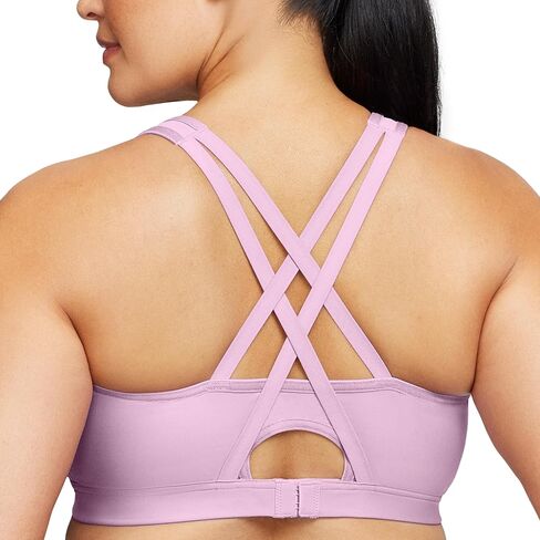 Glamorise Women's Plus Size Zip Up Front-Close Sports Bra Wirefree #9266 in Kuwait