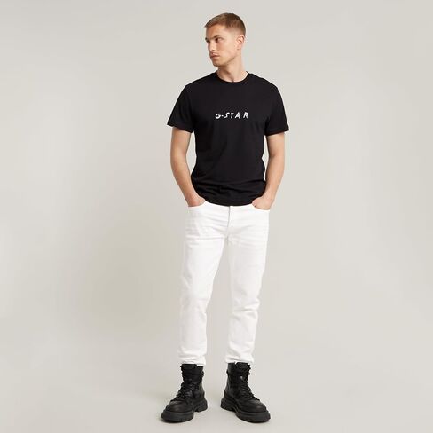 G-Star Raw Men's 3301 Slim Fit Jeans, Pitch Black, 30W x 30L in Kuwait