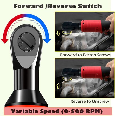 Cordless Ratchet Wrench 3/8" Compatible with Mil-waukee 18V Battery,500RPM Brushless High Speed Electric Ratchet Wrench,75 Ft-lbs Power Wrench Ratchet,7 Sockets, 1/4" Adapter, 3" Extension Bar in Saudi Arabia