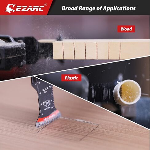 EZARC Japanese Tooth Oscillating Saw Blade, 5 PCS Arc Edge Oscillating Multitool Blades Clean Cut for Wood, Plastic in Saudi Arabia