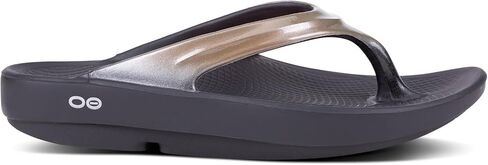 OOFOS Women's Oolala Thong, Black/Latte, 5 M US in Saudi Arabia