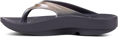 OOFOS Women's Oolala Thong, Black/Latte, 5 M US in Saudi Arabia