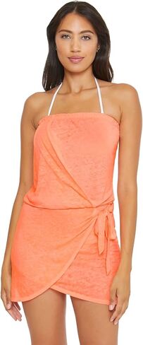 Becca by Rebecca Virtue womens Beach Date Sleeveless Dress, Casual, Beach Cover Ups for Women Dress in Kuwait
