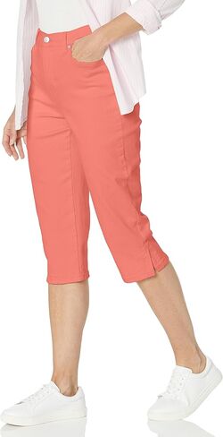 Gloria Vanderbilt Women's Plus Size Amanda Capri Jean, RUBARB JAM in Saudi Arabia