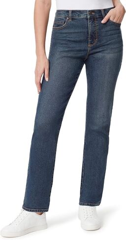 Gloria Vanderbilt Women's Amanda Classic High Rise Tapered Jean, Persimmon, 12 Petite in Saudi Arabia