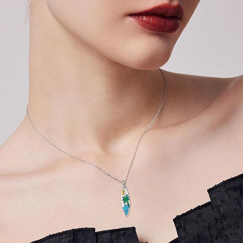 ONEFINITY Lighthouse Necklace 925 Sterling Silver Lighthouse Pendant Necklace Lighthouse Jewelry Gifts for Women Girls, Sterling Silver, not known in Saudi Arabia