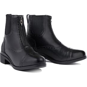 Kerrits Essence Horse Horse Riding Bood Boot - أحذية قصيرة من الفروسية الإنجليزية للفروسية ، ZIP الأمامية ، 1 "كعب