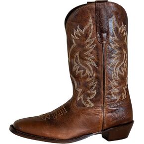TuffRider Women Moran Leather Square Toe Western Boots