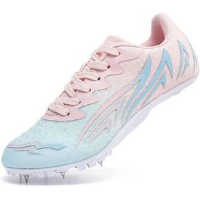 Track and Field Shoes for Women with Spikes Running Racing Shoes Cross Jumping Sprint Sneakers for Boys and Girls Kids