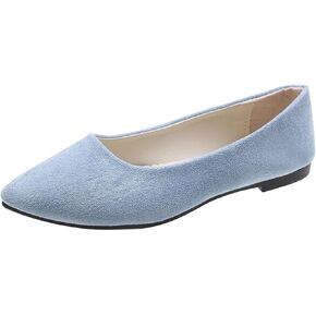 Loafers for Women Dressy Flat Women's Pointed Toe Dress Slip-On Ballet Flats Comfort Work Business Office Shoes