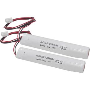 Emergency Lighting Battery 2pcs SC 1800mAh 3.6V for Exit LED Light