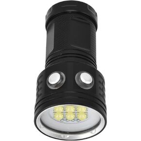ViaGasaFamido Underwater LED Submersible Flashlight Colorful Diving Torch for Photography and Diving Enthusiasts