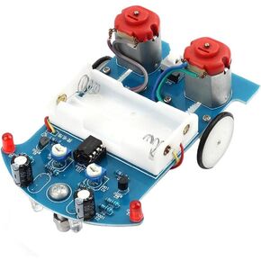 1Set Practice Soldering Learning Electronics Kit Smart Car Project Kits DIY Electronic Kit