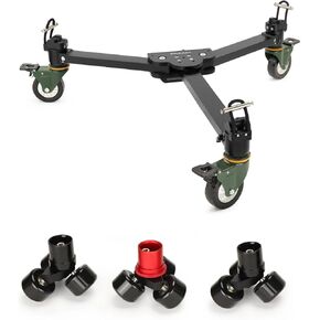PROAIM AGILE HUFTY-DUTY FLOOR/TRACK Studio Dolly. لأحرف زنزانة واحدة وارتفعات مزدوجة. بناء قوي ، 360 درجة عجلات دوارة. يقدم لقطات ناعمة لا تشوبها شائبة