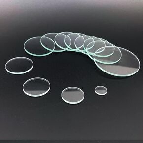 1PC Transparent Round Flat Glass Lens for LED Flashlight Torch Dia 10mm 15mm 18mm 19mm 20mm 21mm 22 23 25 27 28 30mm 32mm 34 35 38 42mm Thickness 1.5mm/2mm (Size : 32mm x 2mm, Color : 1PC)