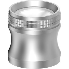 10x Loupe Magnifier Jeweler Movie Vailer لفيلم 35 مم ، وسلبي ومشاهد الشريحة Silver