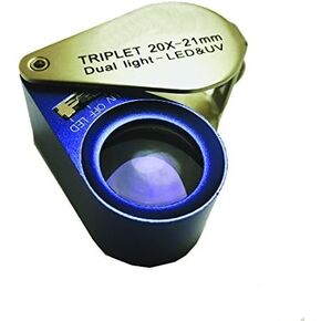 LOUPE البصرية مع عدسة 20x الإضاءة