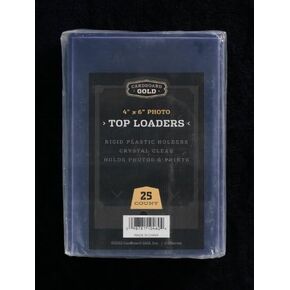4 x 6 Top Loaders (500ct - 20 Packs) - Next Generation Archival Protection