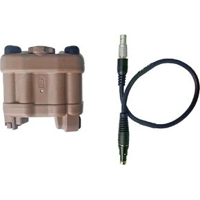 ArmorMason PVS-31 / BNVD-1531 / ANVIS NVG 4 Cell Remote Battery Pack for Night Vision (Tan, ANVIS Cable)