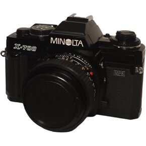 Minolta X-700 35mm Film SLR with Minolta MD 50mm 1:2 Manual Focus Lens