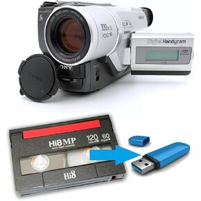 8mm Video Tape Player for Playing 8mm Tapes and Digitizing Tapes