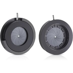Microscope Adjustable Iris Aperture Diaphragm Aperture Adjustable Lens Optical Diaphragm for Microscope(SK12)