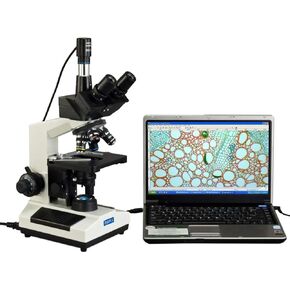 OMAX 40X-1000X Biological Trinocular Replaceable LED Microscope with USB Digital Camera