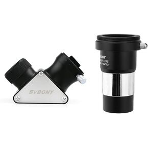 SVBONY Dielectric Mirror Diagonal Bundle with Barlow Lens