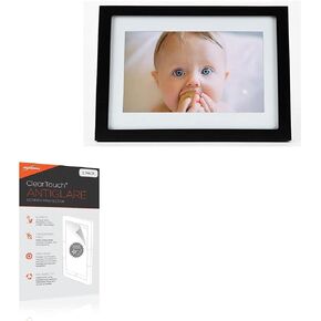 BoxWave Screen Protector Compatible with Skylight WiFi Digital Picture Frame 916496 (10 in) - ClearTouch Anti-Glare (2-Pack), Anti-Fingerprint Matte Film Skin