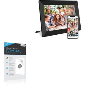 BoxWave Screen Protector Compatible with Frameo Digital Photo Frame (10.1in) - ClearTouch Crystal (2-Pack), HD Film Skin - Shields from Scratches