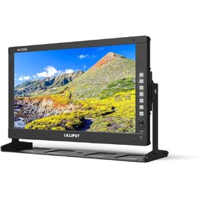 LILLIPUT 17.3" Q17 FHD PRO SDI Filmmaking Monitor 3D Lut HDR Waveform/Vector/Histogram/4 Bar Display/Audio Vector/Level Meter with Gold mount and 19" rack mount ears by VIVITEQ