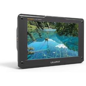 LILLIPUT H7 4K 7 inch Field Monitor Ultra Bright 1800nit HDMI Input Output 1920x1200 IPS with 3D Lut On-Camera Monitor + F970 Battery and Charger