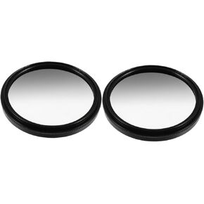 Mikikit 2pcs 52mm Camera Filters Gradient Grey Graduated Filter Neutral Density Lens Perfect for Outdoor Photography Correct Over-Exposure