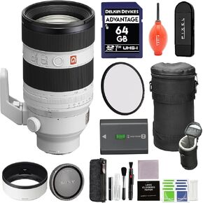 Sony FE 50-150mm f/2 GM Lens for (Sony E) Bundle with 95mm Protection Filter + Extra Battery + Lens Case + More Advanced Accessories | Sony 50-150mm