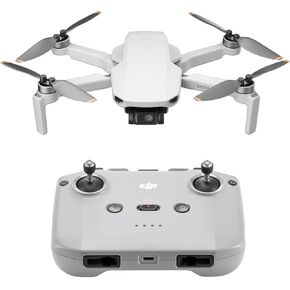 DJI Mini 4K Camera Drone Combo, Drone with 4K UHD Camera for Adults, Under 249 g, 3-Axis Gimbal Stabilization, 10km Video Transmission, Auto Return, 2 Batteries for 62-Min Max Flight Time, QuickShots