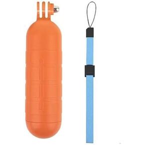REFLEX CAMERA Floating Hand Grip for GoPro Hero 5–13, DJI Osmo Action – Waterproof Orange Buoyancy Stick with Wrist Strap – Non-Slip Handle Stabilizer for Snorkeling, Diving, Surfing, Swimming