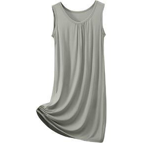 Plus Size Tank Tops for Women Loose Fit Sleeveless Summer Casual Shirts Ladies Blouses Comfortable Crew Neck Chemise