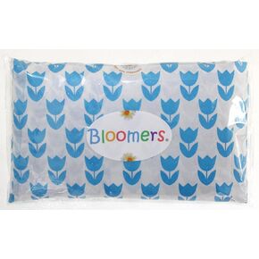Bloomers Disposable Diaper Single Use Change Kits for Life On The Go! Blue Tulips (Toddler Boy 3T to 4T, Blue Tulips)