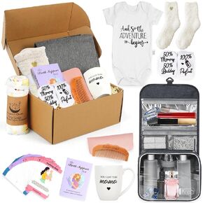 3rd Trimester Pregnancy Gift Box for Expecting and First Time Moms, Gift Basket for Pregnant Women, Pregnant Mom Gifts Box, New Mom Gifts, 3rd Trimester Pregnancy Essentials