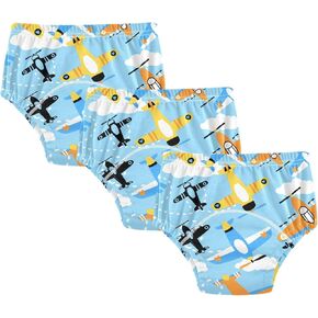 Toddler Potty Training Underwear Cotton Absorbent Soft Baby Girl Boy Potty Training Pant 2T-5T