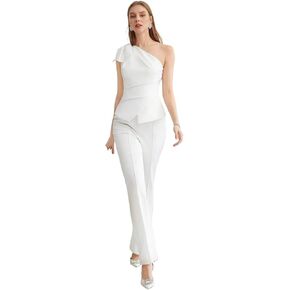 Women's Classic-Fit Shirt ONE Shoulder Blouse
