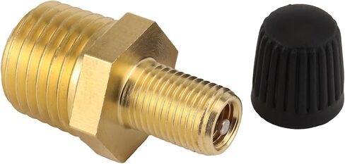 Milton S-684-4 1/4" MNPT Male Tank Valve, includes Protective Caps (Pack of 2) in Saudi Arabia