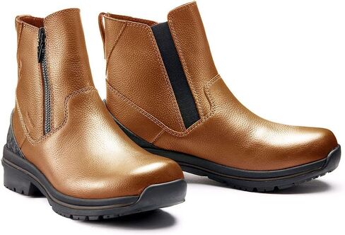 Kerrits Woodstock مقاومة للماء Boot - أحذية عمل متينة للنساء للنساء ، سرير قدم عريض ، Zip الأمامي ، 1 "كعب in Saudi Arabia